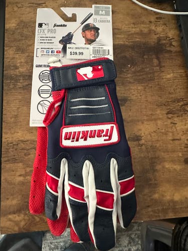 Medium Franklin CFX PRO Batting Gloves (New)