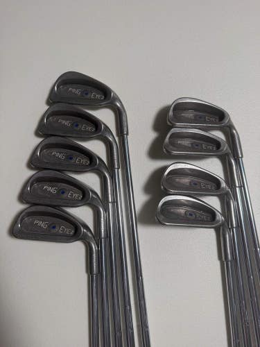 Ping Eye 2 Iron Set 2-PW Blue Dot ZZ Lite Stiff Flex -1/4"