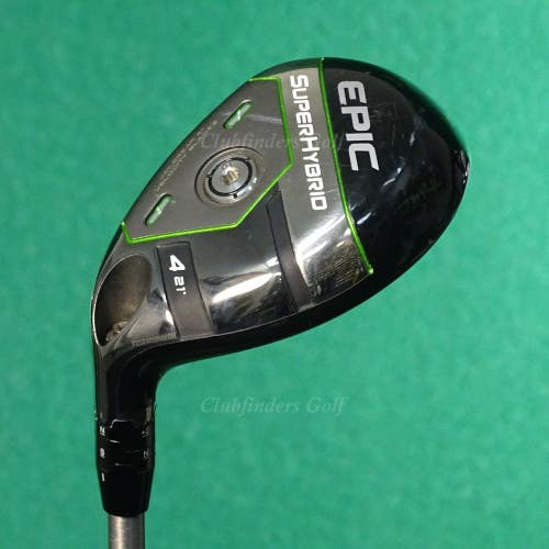 LH Callaway EPIC Super Hybrid 21 4 Hybrid SteelFiber fc 75 HY Graphite Regular