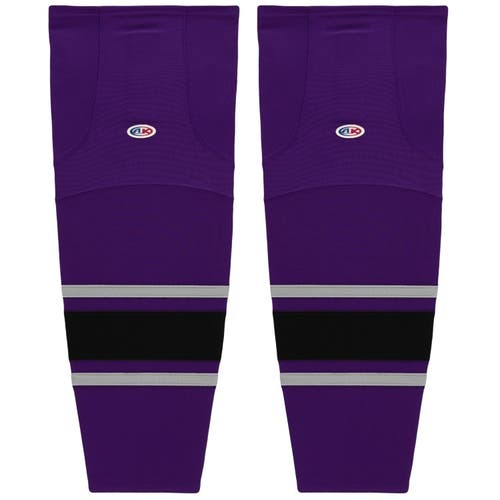 Athletic Knit HS2100-953 New LA Third Purple Cut&Sew Mesh Ice Hockey Socks