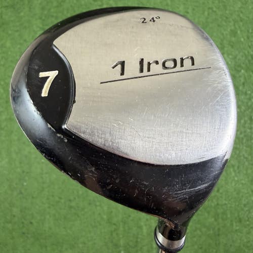 1 Iron Blackstone 7 Fairway Wood 24 Degree Regular Flex Steel 40.75
