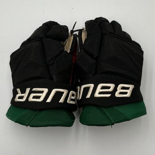 Used Arizona Coyotes Valimaki Bauer 14" Pro Stock Vapor Hyperlite Gloves