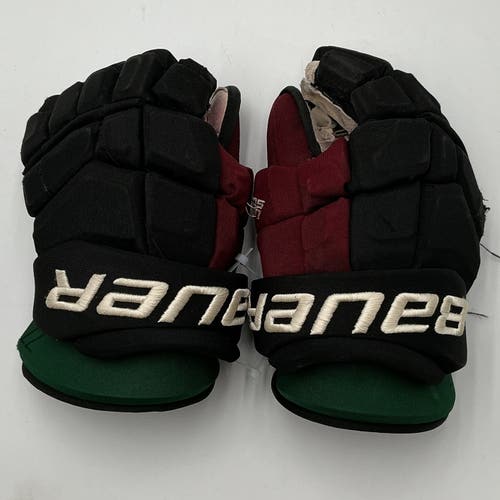 Used Arizona Coyotes Bauer 13" Pro Stock Supreme Ultrasonic Gloves
