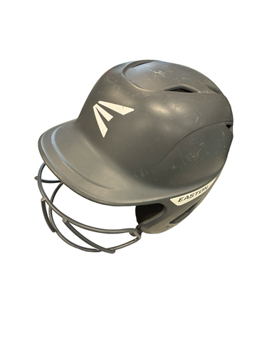 Used Easton BATTING HELMET W MASK Batting Helmet w/Mask Grey One Size 11682-S000137897