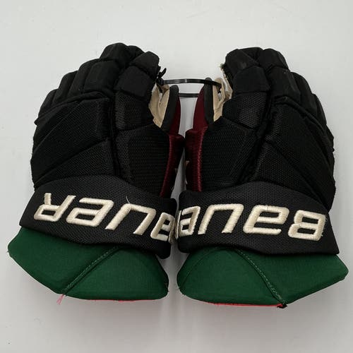 Lightly Used Arizona Coyotes Bauer 14" Pro Stock Vapor 2X Pro Gloves