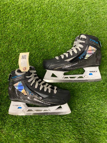 True TF9 Hockey Goalie Skates | Senior Size 7.5 (Regular)