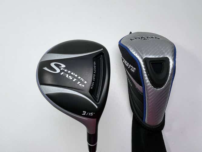 Adams Fast 12 3 Fairway Wood 15* Grafalloy ProLaunch Blue 65g Senior RH HC