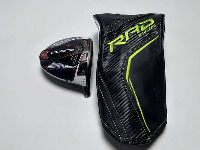 Cobra RAD Speed Driver 10.5* HEAD ONLY Mens RH HC