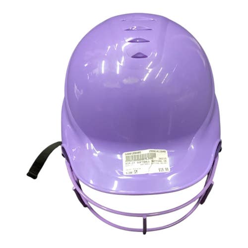 Used RIP-IT SOFTBALL BATTING HELMET Batting Helmet w/Mask Purple SM 11846-S000109495