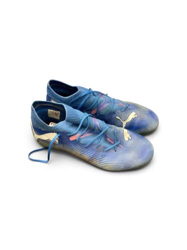 Used Puma Soccer Cleats Royal Blue Senior 7.5 11846-S000109474