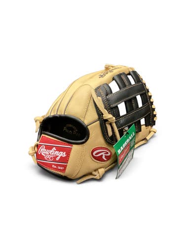 Used Rawlings SS12CB BB/SB Glove RH Throw Gold 12" 11846-S000109477
