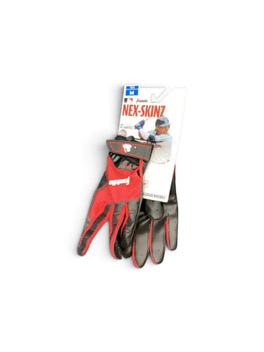 Used Franklin BB/SB Batting Gloves Red MD 11846-S000109637