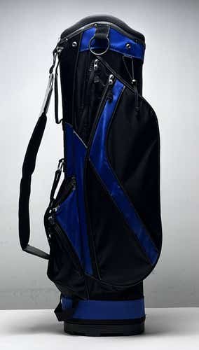 Tour Gear Golfer's Cart Bag Black 6-Way Divide Single Strap Golf Bag