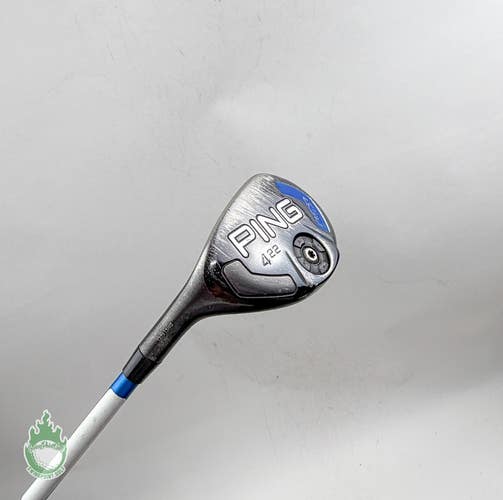 Used Left Handed Ping G30 4 Hybrid 22* Ping TFC Stiff Flex Graphite Golf Club