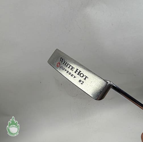 Used Right Handed Odyssey White Hot #2 35" Blade Putter Steel Golf Club