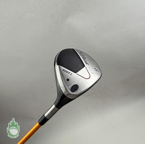 Used Right Handed Titleist 906 F2 3 Wood 13* 85g Stiff Flex Graphite Golf Club