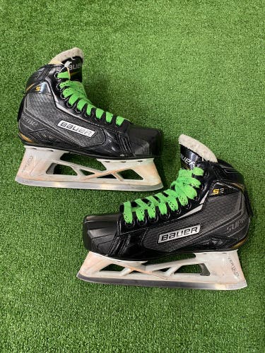 Bauer Supreme S27 Hockey Goalie Skates | Junior Size 2 (Regular)
