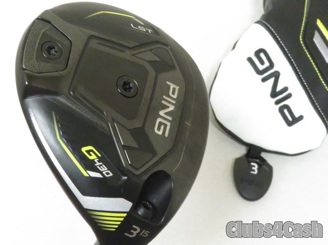 PING G430 LST Fairway 15 3 Wood Alta CB 65 Black Stiff Flex +Cover .. CLEAN
