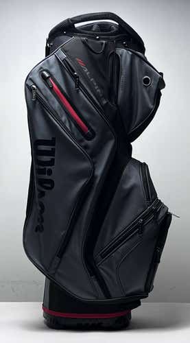 Wilson Alpine Cart Bag Gray 14-Way Divide Single Strap Golf Bag NEW