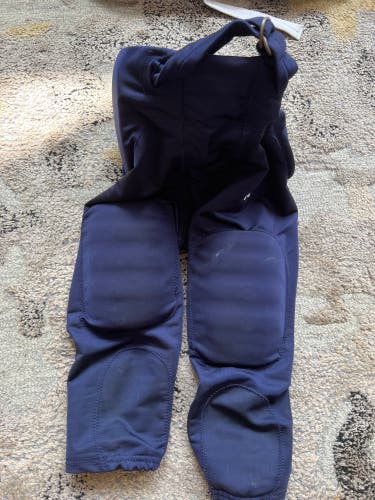 Blue Men's Medium Youth Adidas Game Pants (Used)