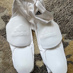 White Men's Medium Youth Adidas Game Pants (Used)