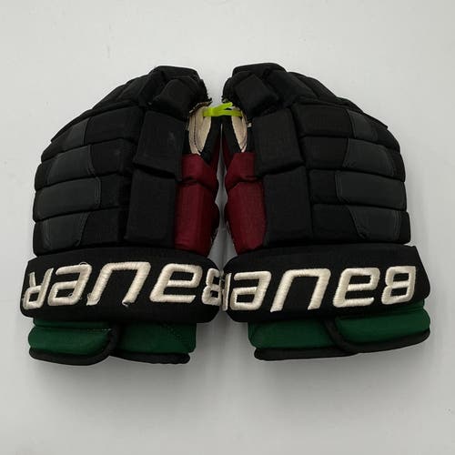 Arizona Coyotes Clayton Keller Game Worn Bauer Nexus 2N Pro Gloves 13" Pro Stock (Used)