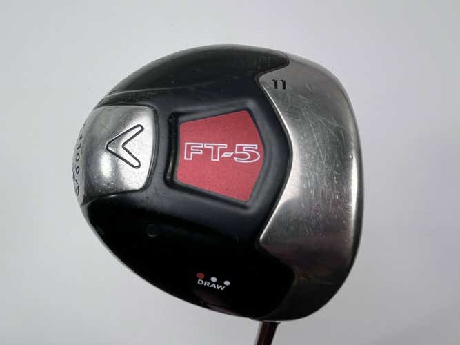 Callaway FT-5 Driver 11* Aldila NVS Orange 55g Senior Graphite Mens RH