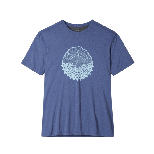 Club Ride Cog Tee M MENS TOPS Charcoal (New)