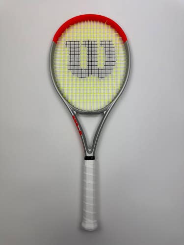 Wilson Clash 100L V1 Silver Limited Edition, 4 3/8 Excellent 9.5/10