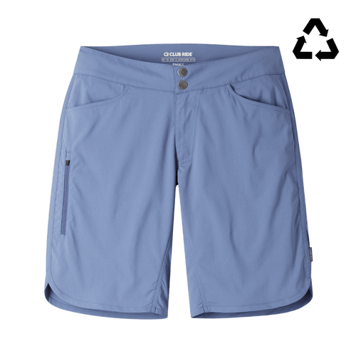 Club Ride Savvy 9" S WOMENS BOTTOMS Mood Indigo Blue (New)