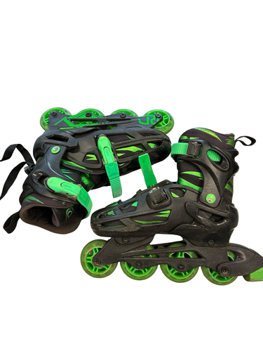 Used RollerDerby ADJ SKATES Senior Rec Fitness Skates Black Adjustable 11682-S000137608