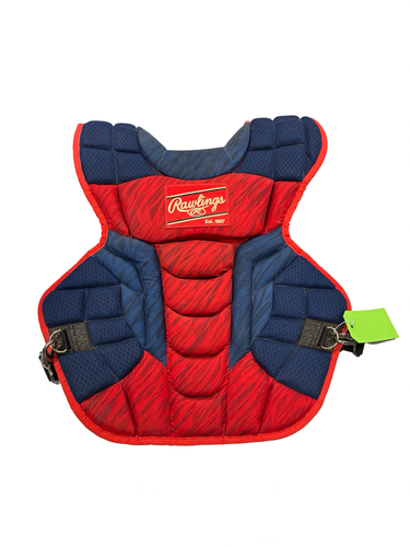 Used Rawlings RAWLING CHEST PROTECTOR Catchers Chest Protector White/Red/Navy Adult 11682-S000137644