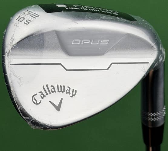 Callaway Opus Chrome Gap GW Wedge 52-10* S-Grind Steel Dynamic Gold Mid 115 NEW