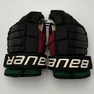 Arizona Coyotes Stecher Bauer Pro Series Gloves 13" Pro Stock (Used)