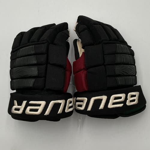 Arizona Coyotes Zucker Bauer Pro Series Gloves 14" Pro Stock (Used)