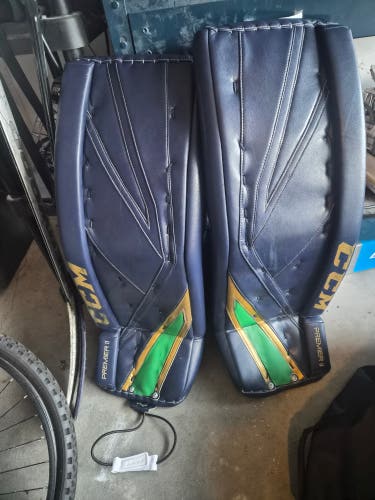 34" 2018 CCM Premier 2 Goalie Leg Pads Pro Stock (Used)