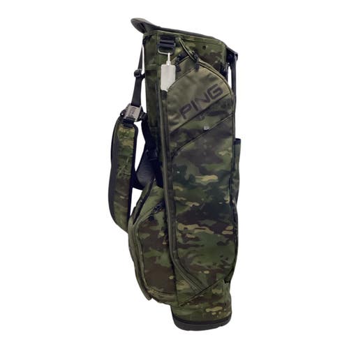 Used Ping HOOFER Mens Stand Bag Camouflage 11443-S000208058