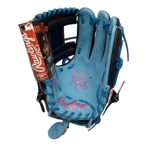 Used Rawlings HEART OF THE HIDE BB/SB Glove RH Throw Navy Blue 11 3/4" 11443-S000208032