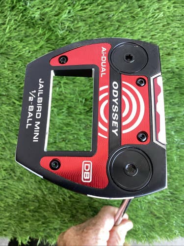 Odyssey Ai-Dual Jailbird Mini 1/2 Ball DB Putter 34.5 Inches