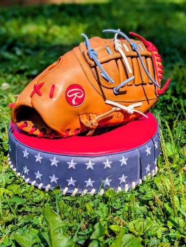 Rawlings RFM 9 Baseball 1B Glove Custom Multicolor Relace Fall Ball Vintage