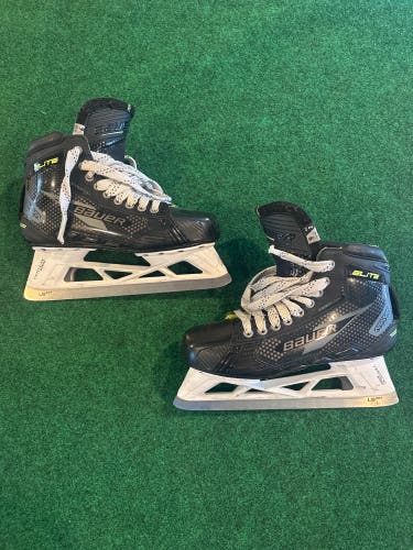 Senior Bauer Elite Hockey Goalie Skates (Fit 2) Size 9 (Used)