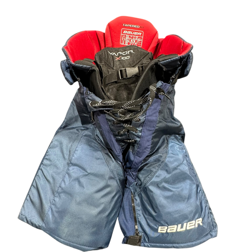 Used Bauer VAPOR X100 Senior Pant Navy Blue MD 11375-S000381333