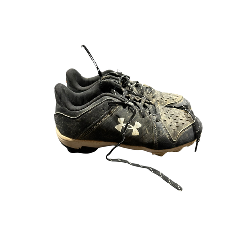 Used Under Armour LEADOFF BB/SB Cleats Black Junior 03 11375-S000381309