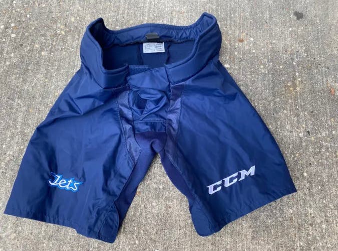 CCM PP90 Pro Stock Pants Shell Navy Blue Winnipeg Jets 8695