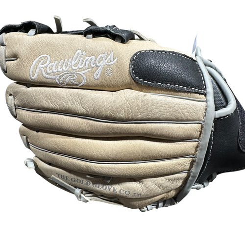 Used Rawlings SC110BCI BB/SB Glove RH Throw Grey 11" 11375-S000381291