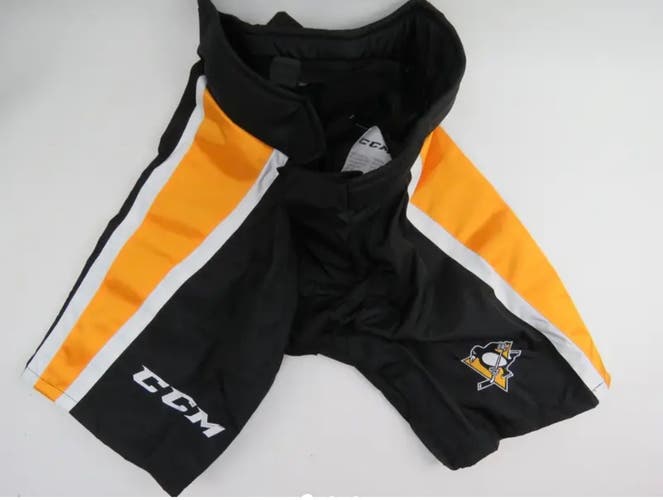 CCM Pittsburgh Penguins NHL Pro Stock Hockey Player Girdle Pant Shell XL 9K