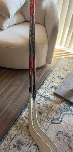 2 pack Bauer Vapor Flylite Left Hand Hockey Stick P28 87 Flex Pro Stock (Used)