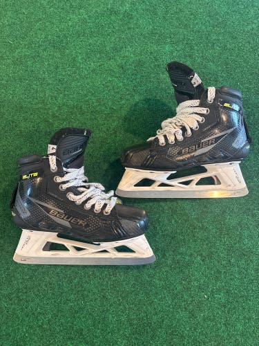 Intermediate Bauer Elite Hockey Goalie Skates (Fit 2) Size 4 (Used)