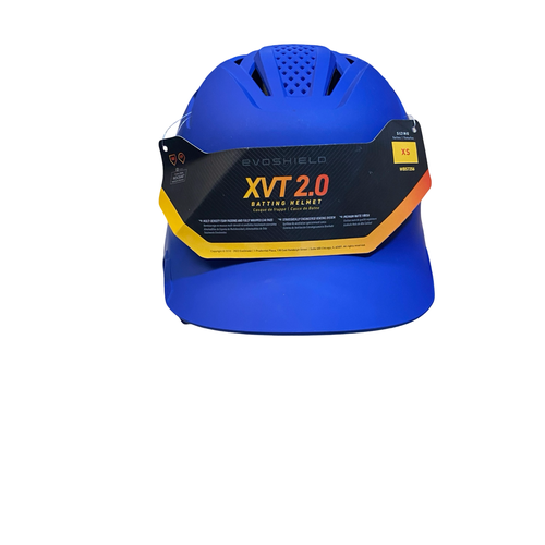 Used Evoshield WB57256 Batting Helmet No Mask Royal Blue XS 11706-S000385574