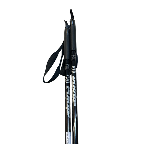 Used Alpina ST Mens XC Ski Poles Black 145 cm / 57 in 11706-S000385544